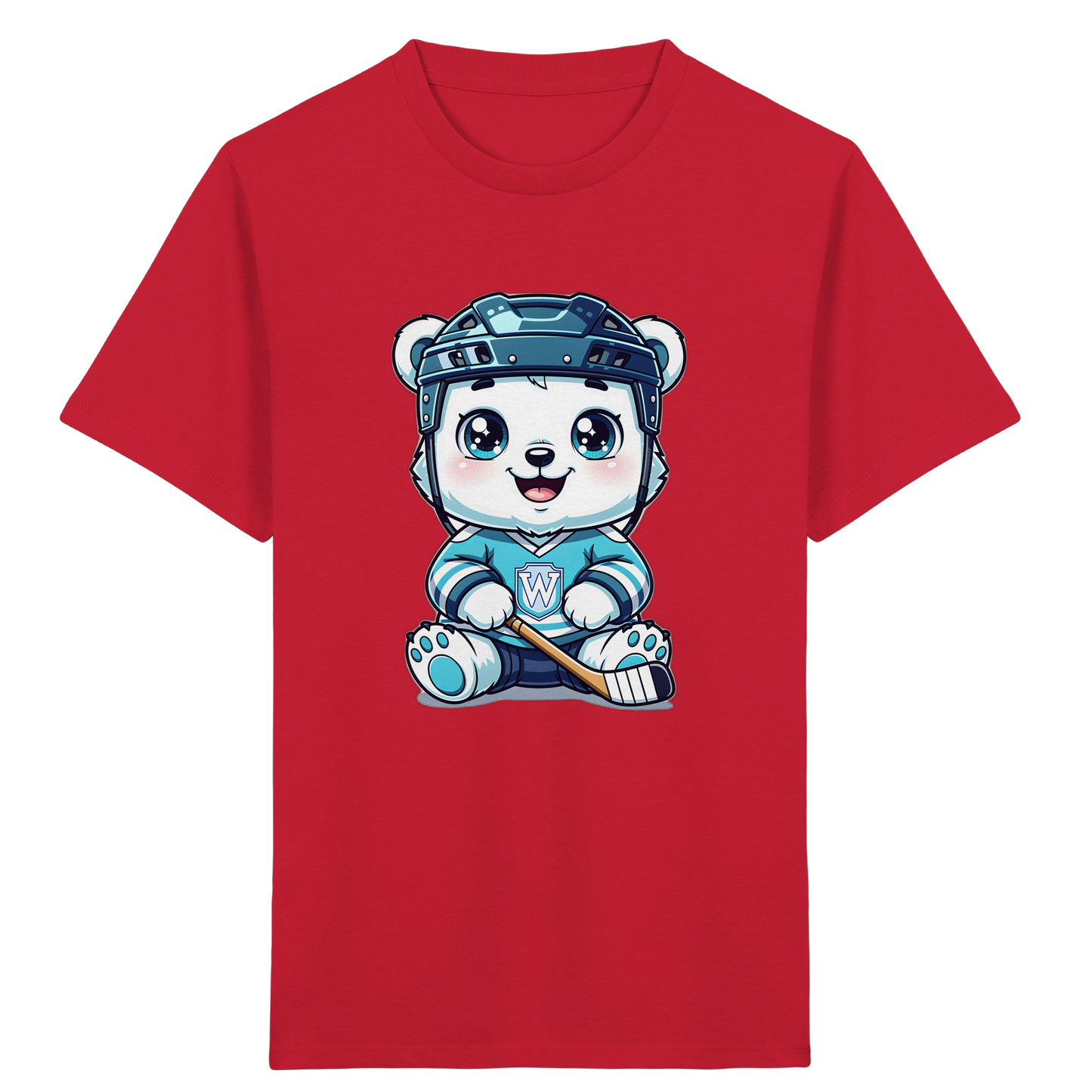 Eisbär Eishockey T-Shirt für Kinder