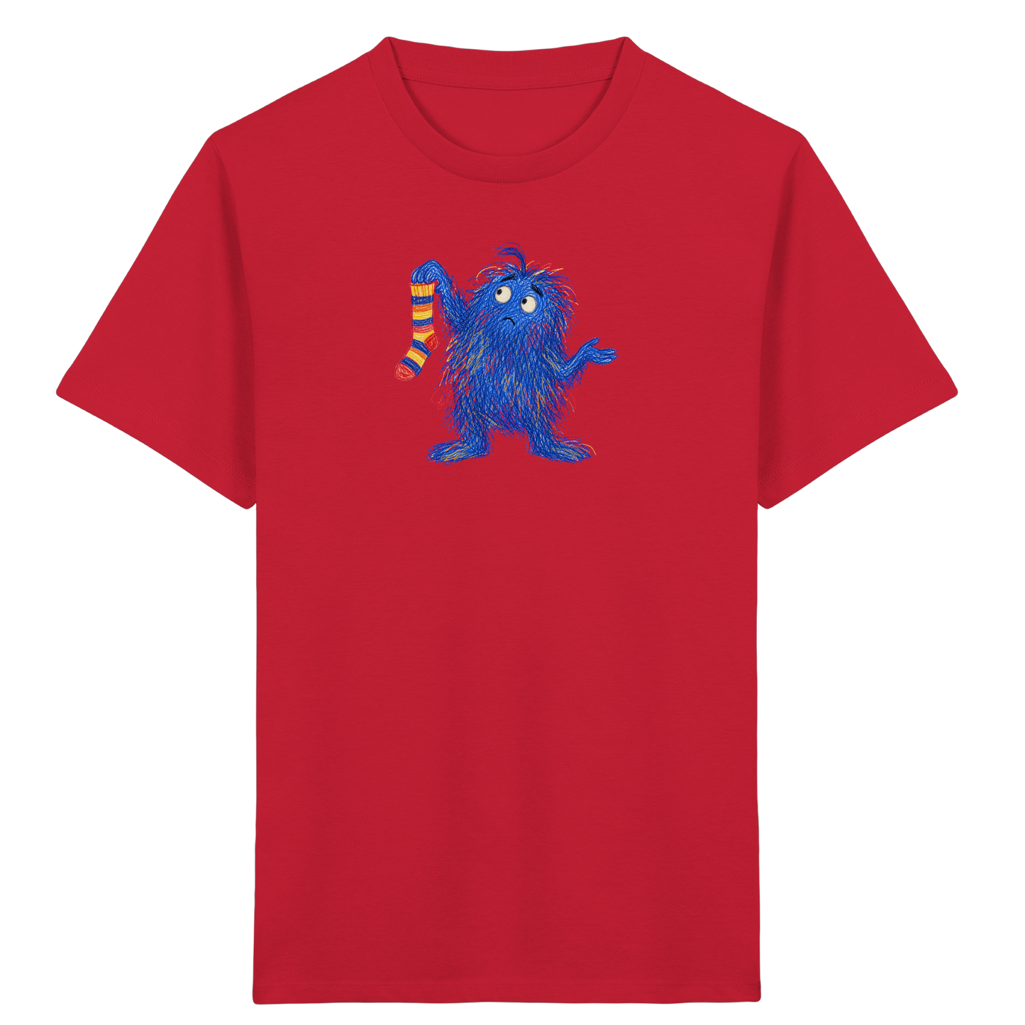 Sockensucher Monster Kinder T-Shirt - Kinder Bio T-Shirt