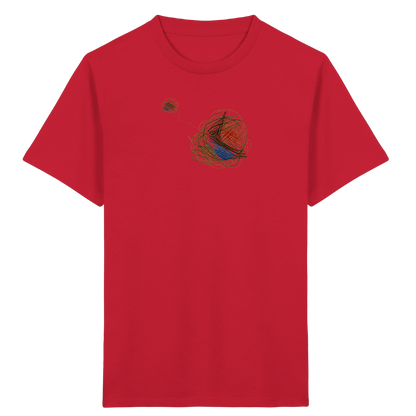 Abstraktes T-Shirt mit kunterbunten Knäueln - Kinder Bio T-Shirt