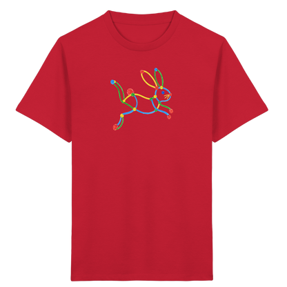 Farbpunkt Hase Kinder Shirt - Kinder Bio T-Shirt