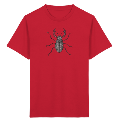 Hirschkäfer von oben - Kinder Bio T-Shirt