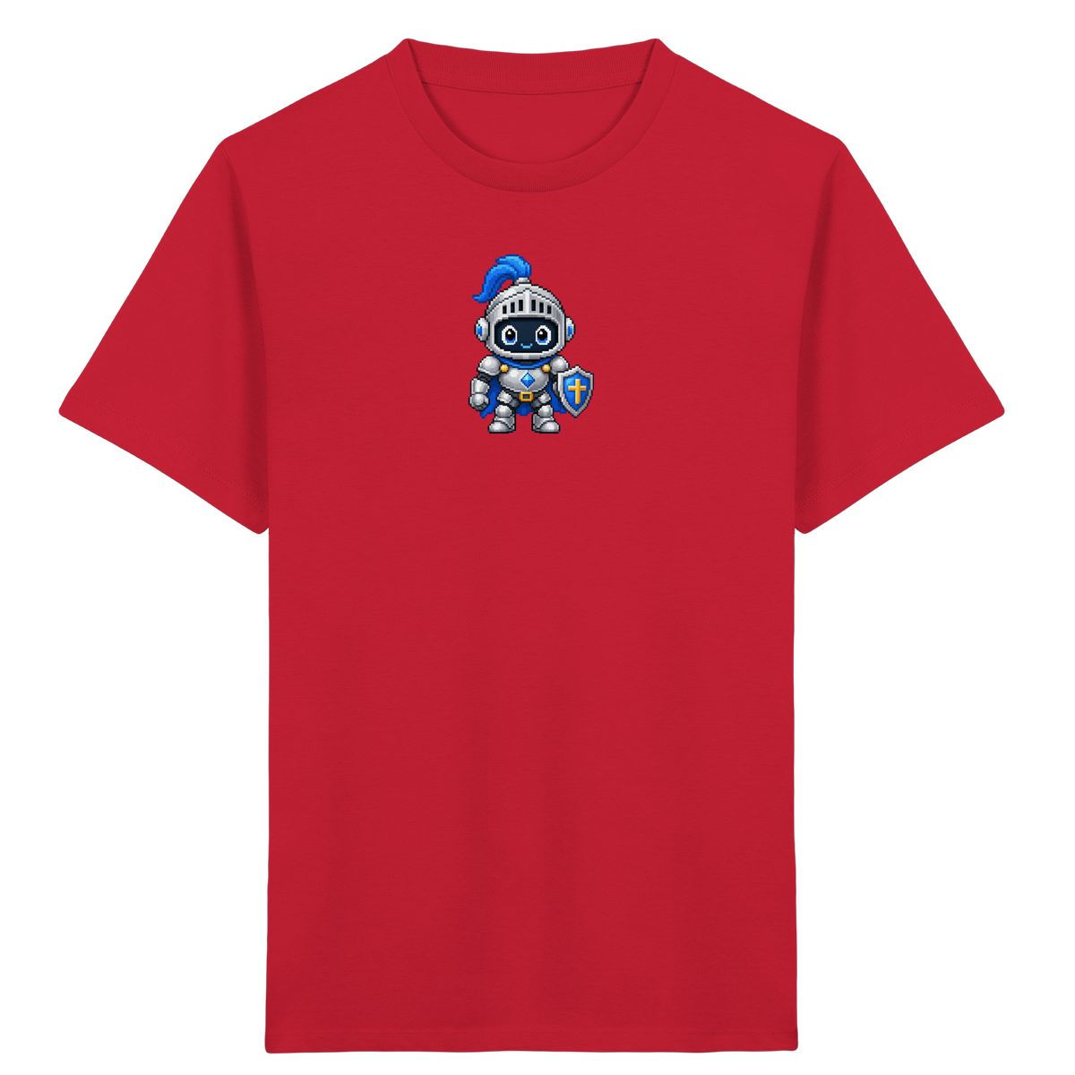 Pixel Ritter T-Shirt: Held im Spiel - Kinder T-Shirt