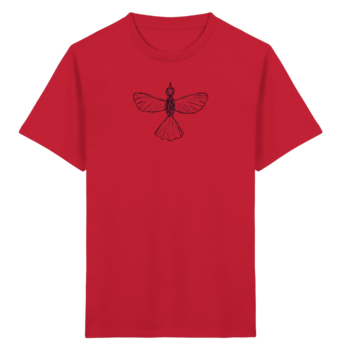 Vogel von oben - Kinder Bio T-Shirt