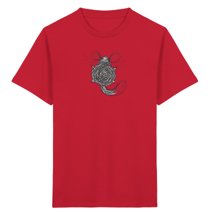 Chinchilla von oben gezeichnet - Kinder Bio T-Shirt