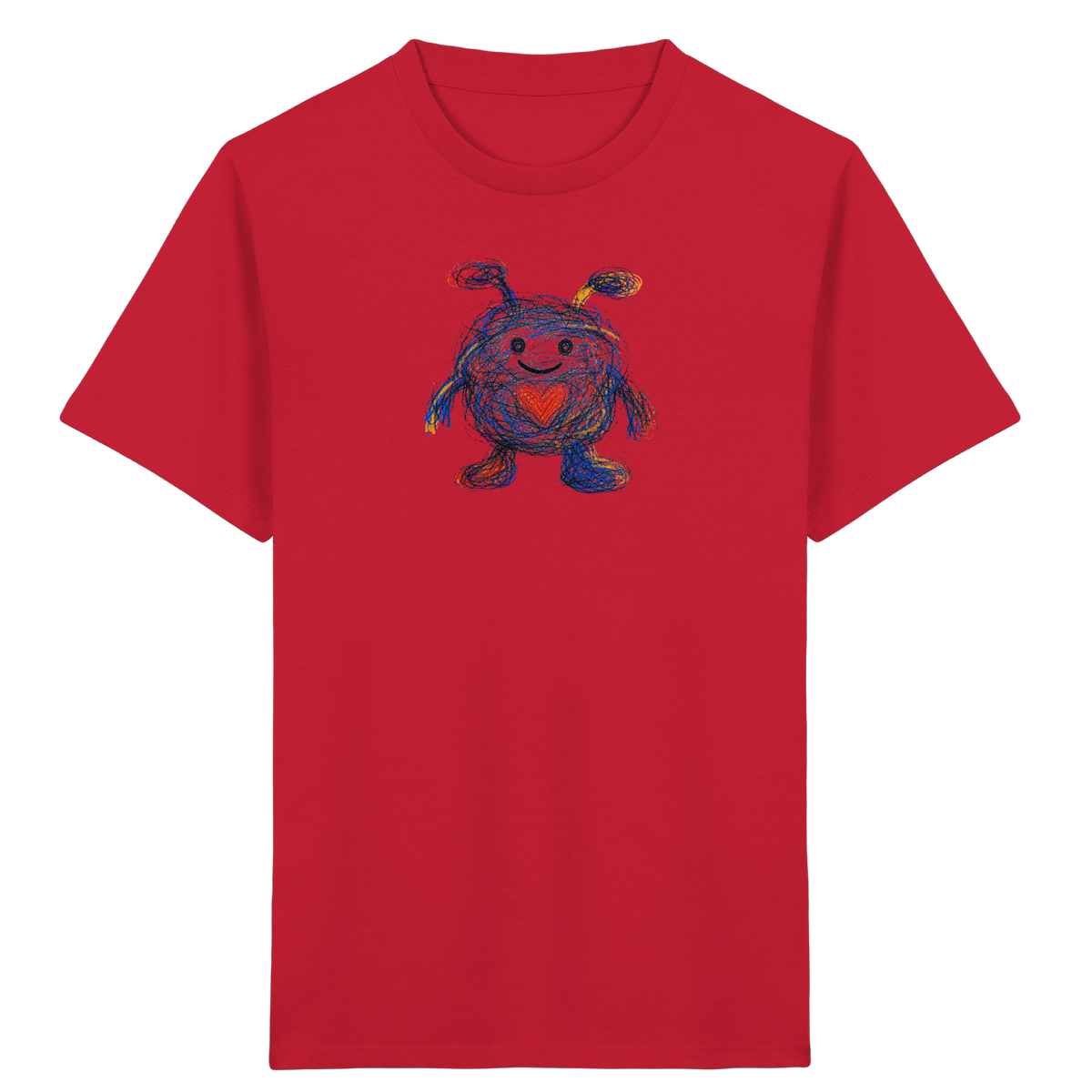Herzknäuel Monster Kinder T-Shirt - Kinder Bio T-Shirt