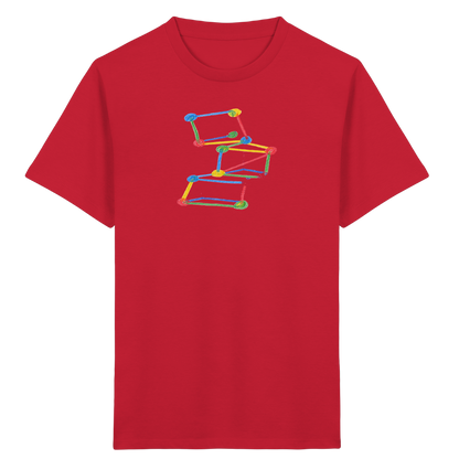 Bunte Bauklötze Farbpunkt - Kinder Bio T-Shirt
