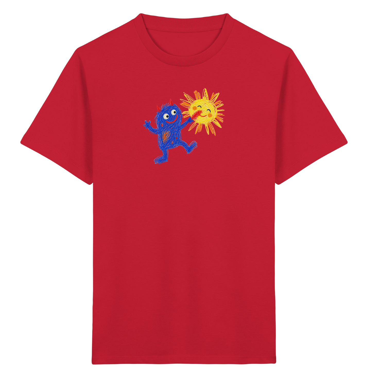 Sonnenkitzler Monster Kinder Shirt - Kinder Bio T-Shirt