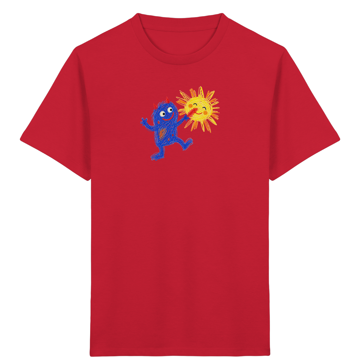 Sonnenkitzler Monster Kinder Shirt - Kinder Bio T-Shirt