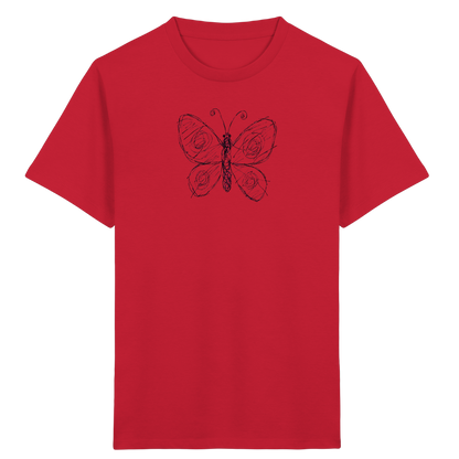 Schmetterling von oben - Kinder Bio T-Shirt