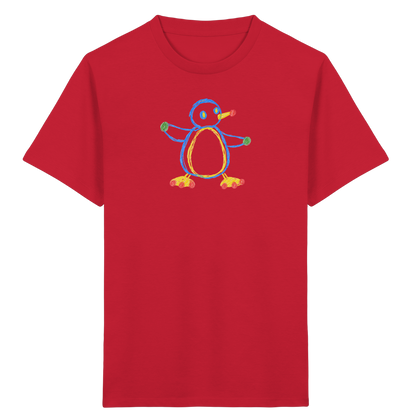 Farbpunkt Pinguin Kinder Shirt - Kinder Bio T-Shirt