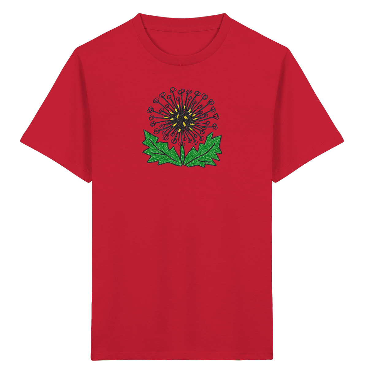 Kritzel Löwenzahn Kinder Shirt - Kinder Bio T-Shirt