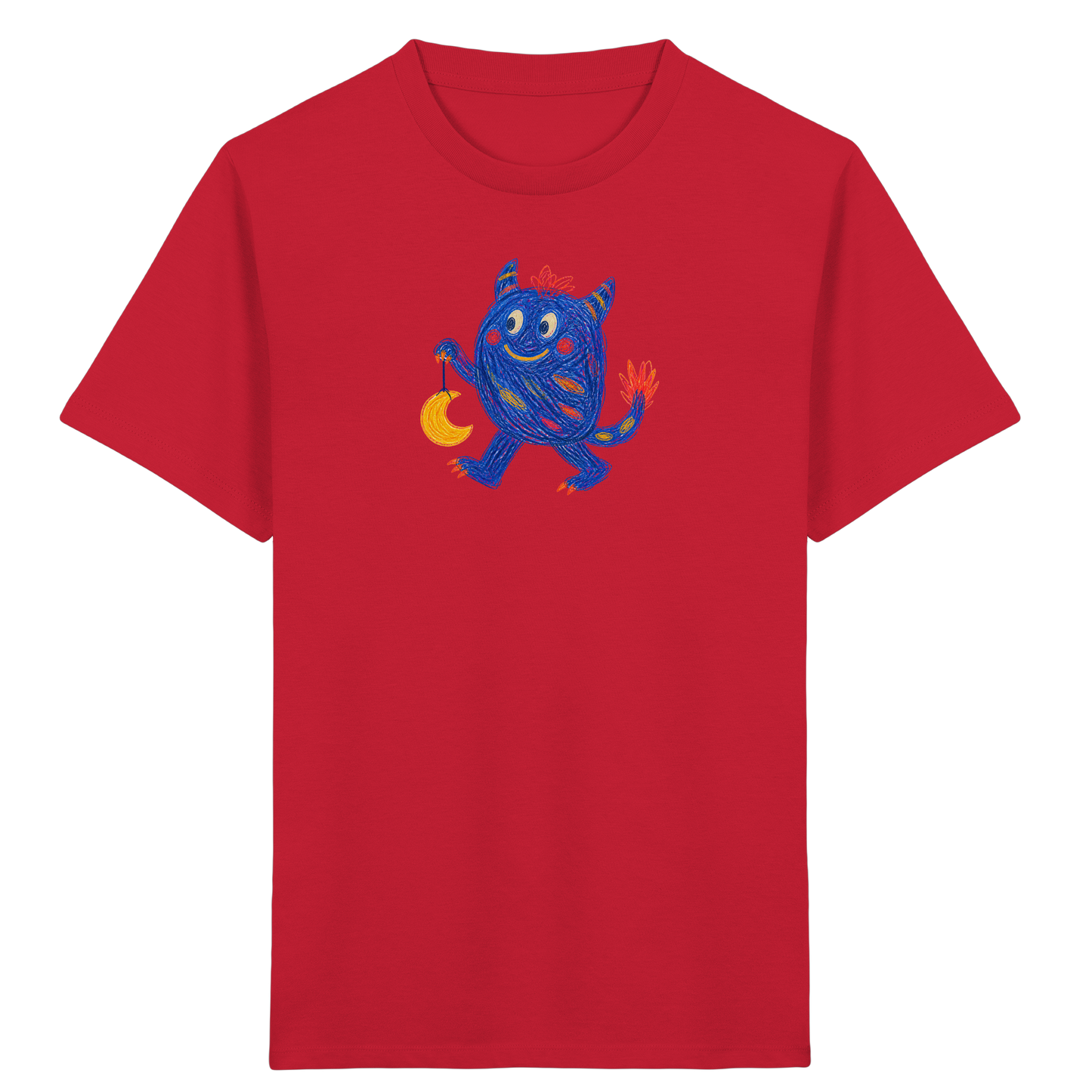 Mondlaterne Monster Kinder T-Shirt - Kinder Bio T-Shirt