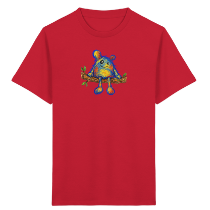 Astsitzer Kritzelmonster auf Ast - Kinder Bio T-Shirt