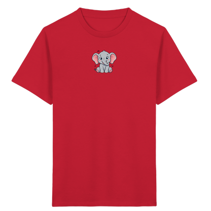 Niedlicher Elefant: Fröhliches Kinder-T-Shirt - Kinder Bio T-Shirt