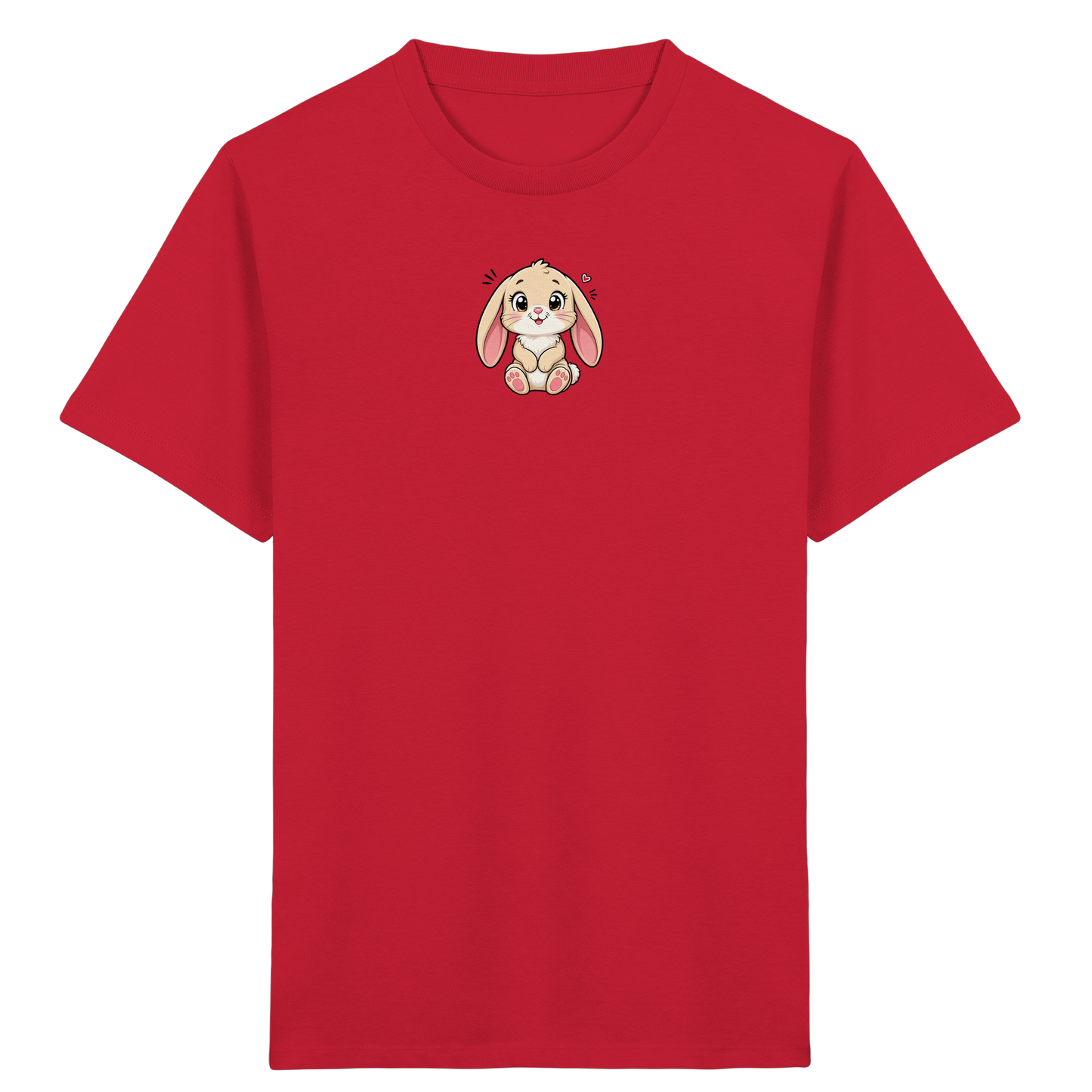 Niedliches Häschen T-Shirt: Freundliche Pfoten - Kinder Bio T-Shirt