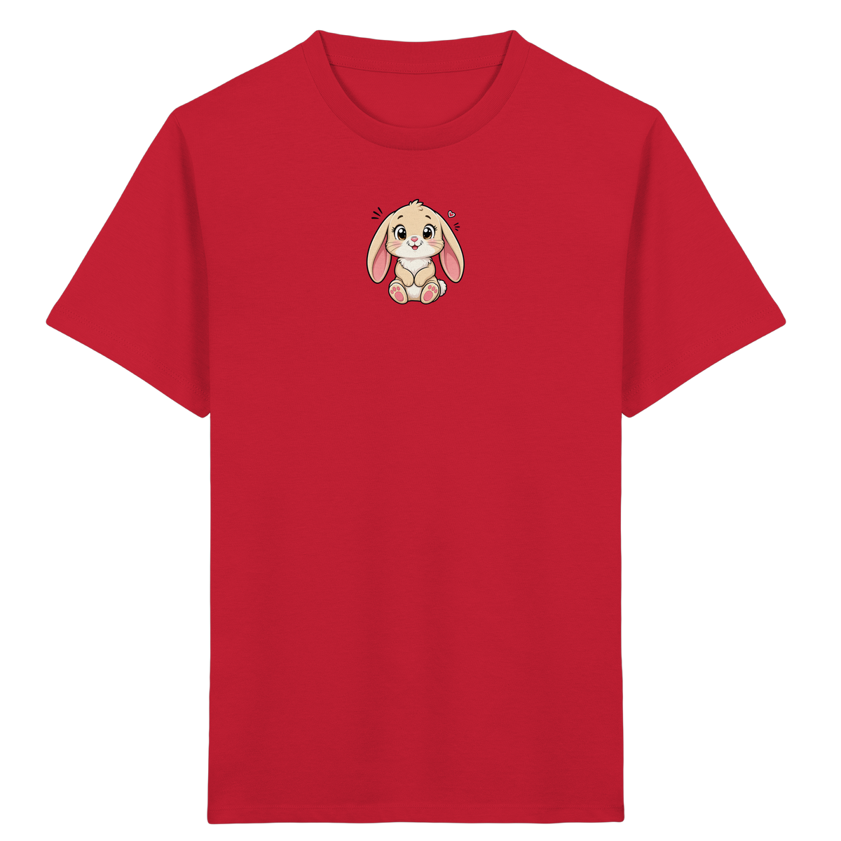 Niedliches Häschen T-Shirt: Freundliche Pfoten - Kinder Bio T-Shirt