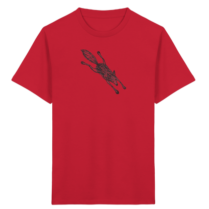Wolf von oben - Kinder Bio T-Shirt