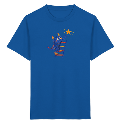 Monster auf der Sternenleiter - Kinder Bio T-Shirt
