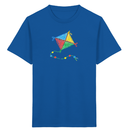 Bunter Drachen mit Knoten - Kinder Bio T-Shirt