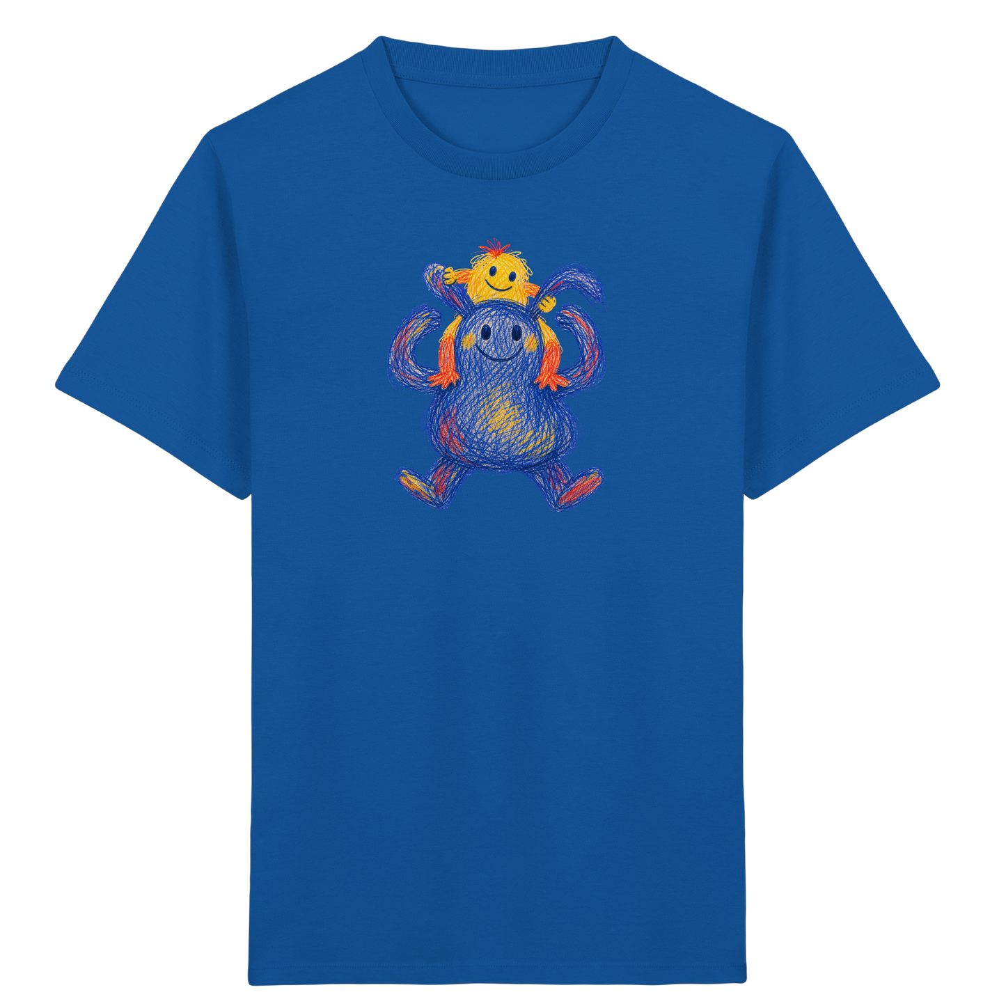 Huckepack Monster Kinder T-Shirt - Kinder Bio T-Shirt