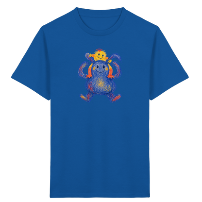 Huckepack Monster Kinder T-Shirt - Kinder Bio T-Shirt