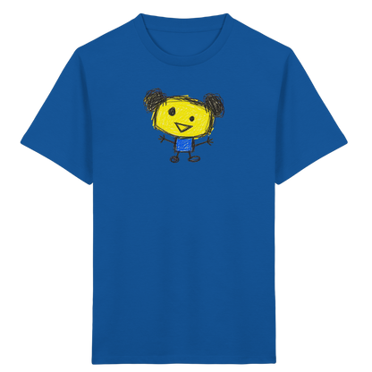 Kritzelkopf mit Doppeldutt - Kinder Bio T-Shirt