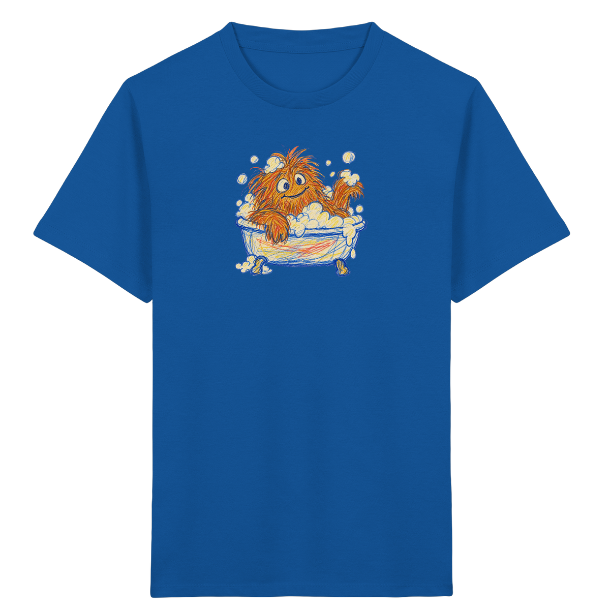Badewannenzottel im Schaumbad - Kinder Bio T-Shirt