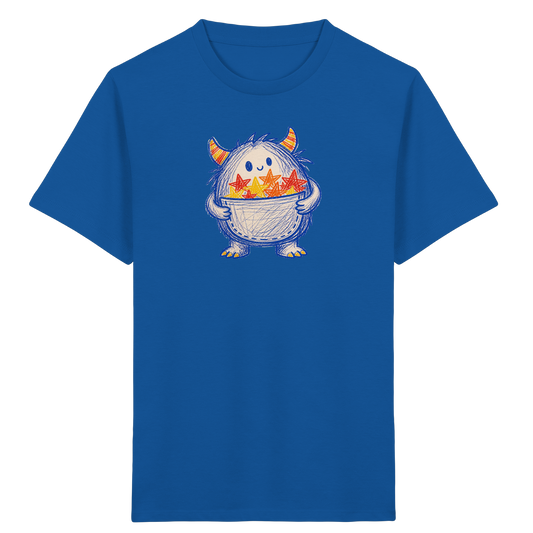 Kleines Monster mit Sternentasche - Kinder Bio T-Shirt