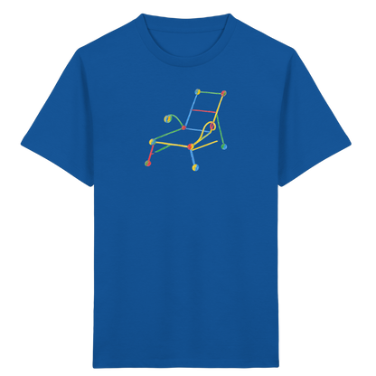 Bunte Liege mit Farbpunkten - Kinder Bio T-Shirt