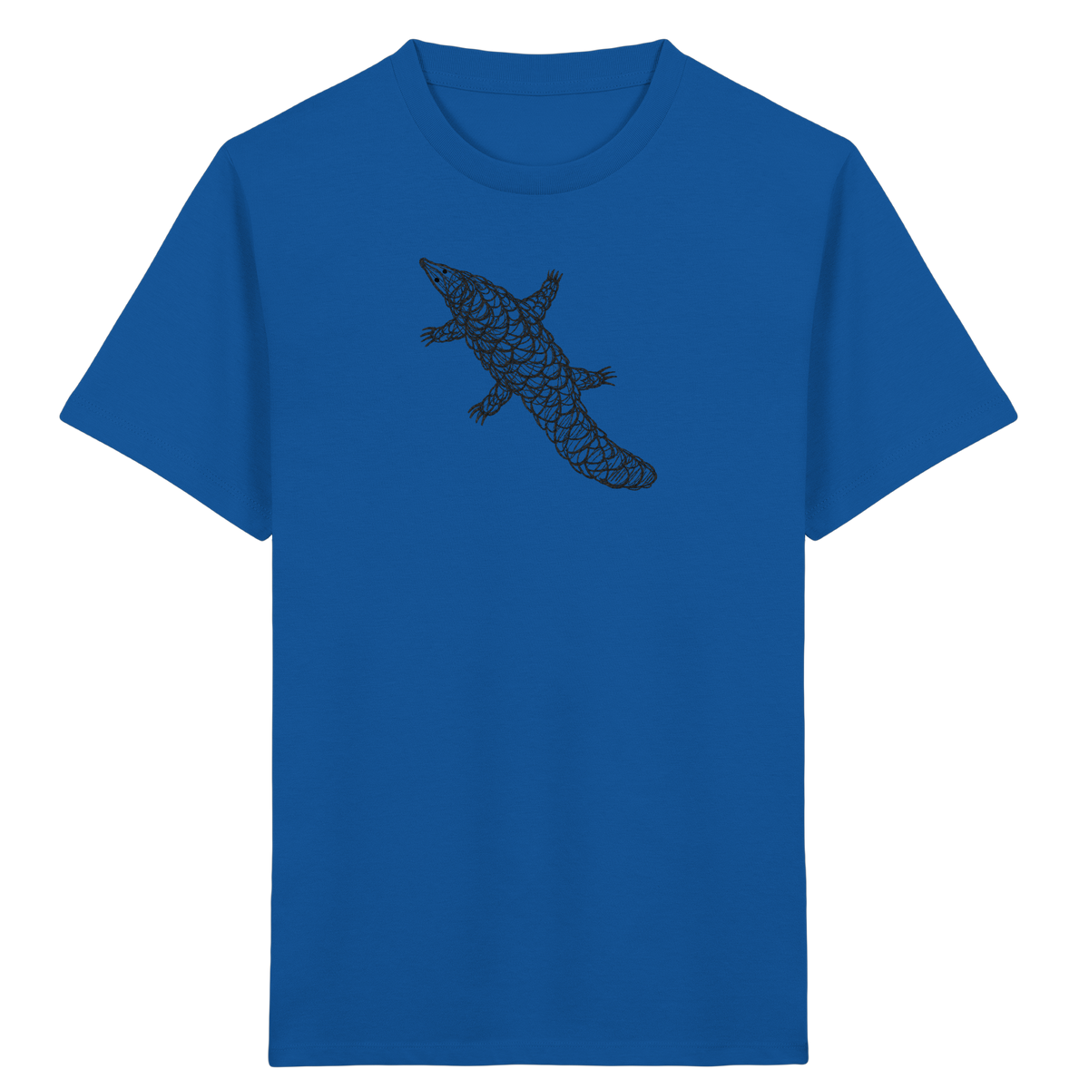 Schuppentier von oben - Kinder Bio T-Shirt