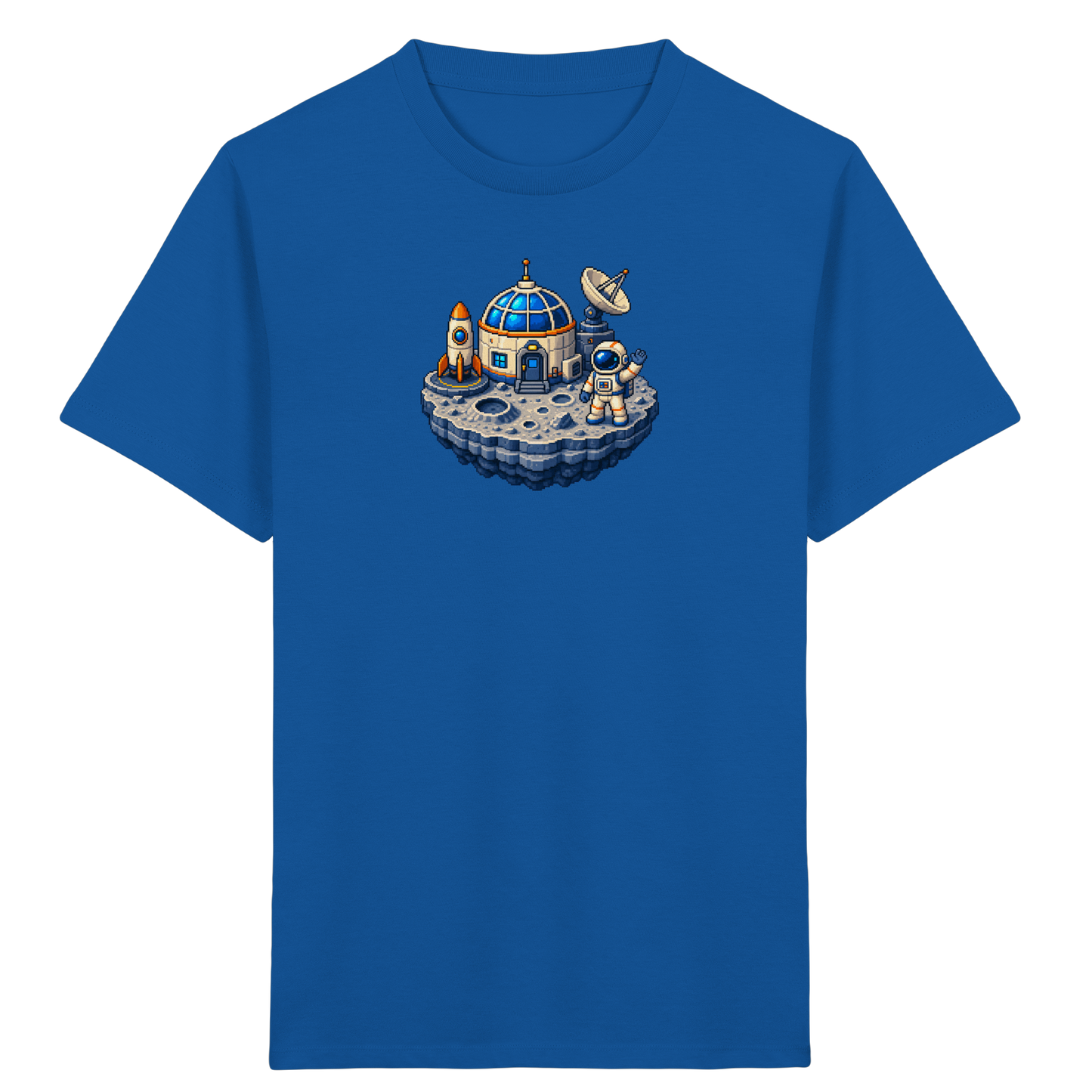 Coole Pixel Mondbasis Kinder T-Shirt - Kinder Bio T-Shirt