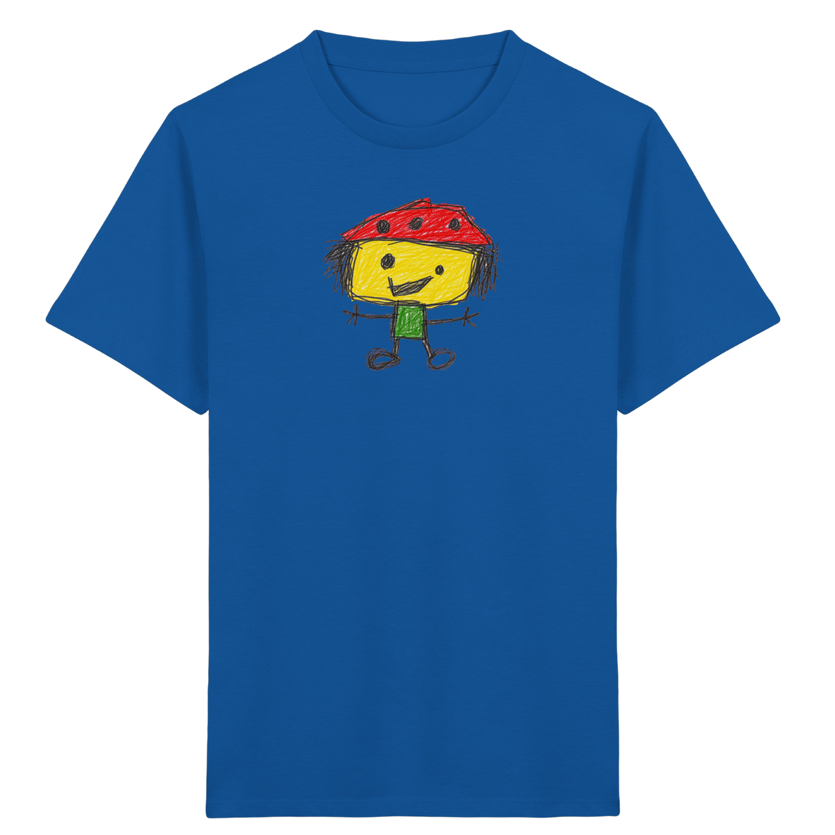 Kritzelkopf mit Tupfenhut - Kinder Bio T-Shirt