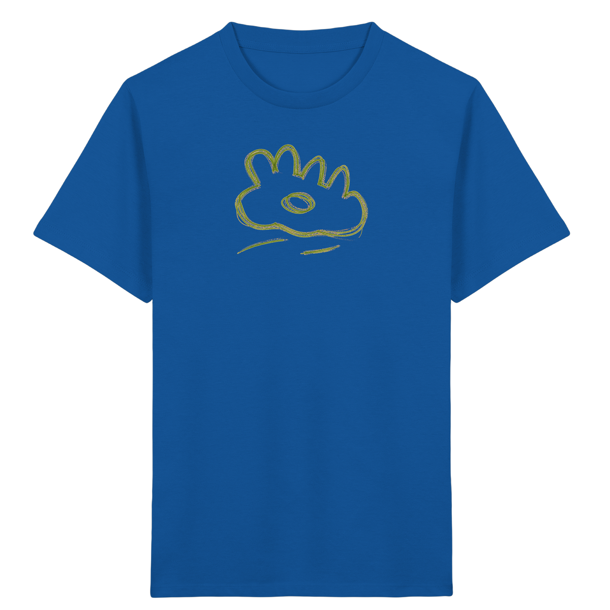Grüne Wackelwolke Kinder T-Shirt - Kinder Bio T-Shirt