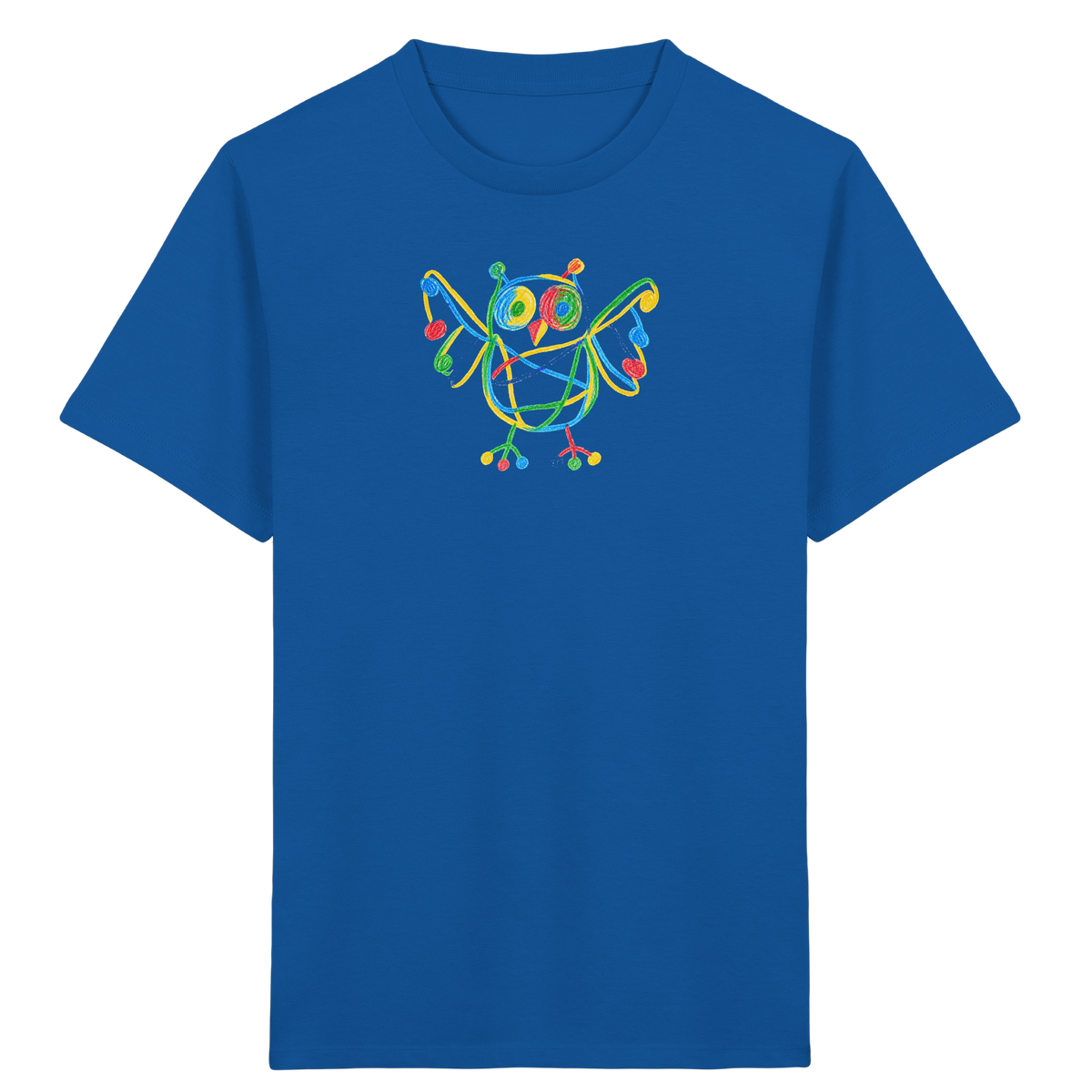 Farbpunkt Eule Kinder Shirt - Kinder Bio T-Shirt