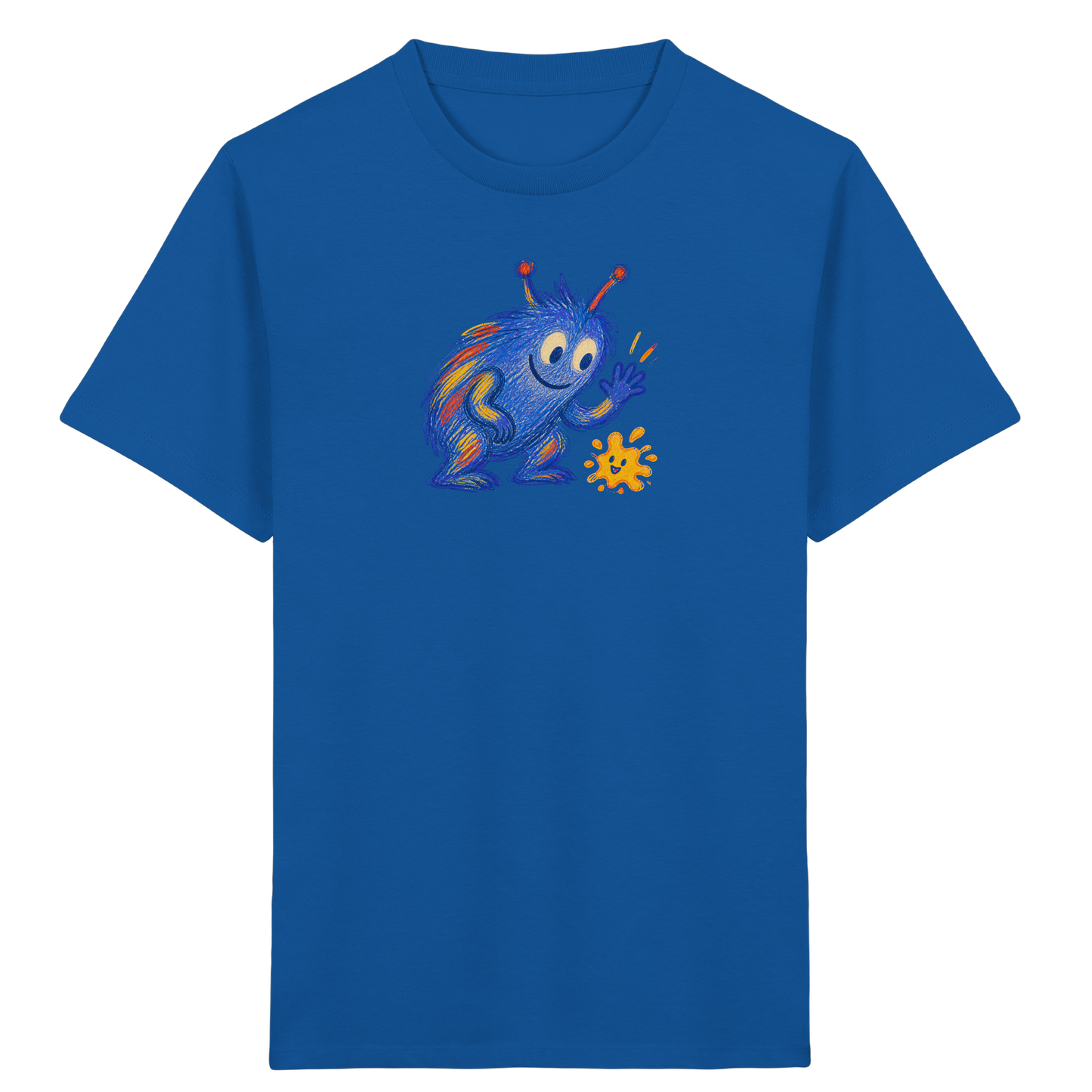 Klecksfreund Monster Kinder T-Shirt - Kinder Bio T-Shirt