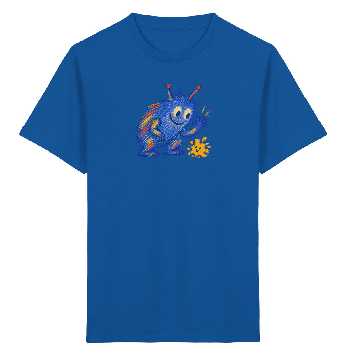 Klecksfreund Monster Kinder T-Shirt - Kinder Bio T-Shirt