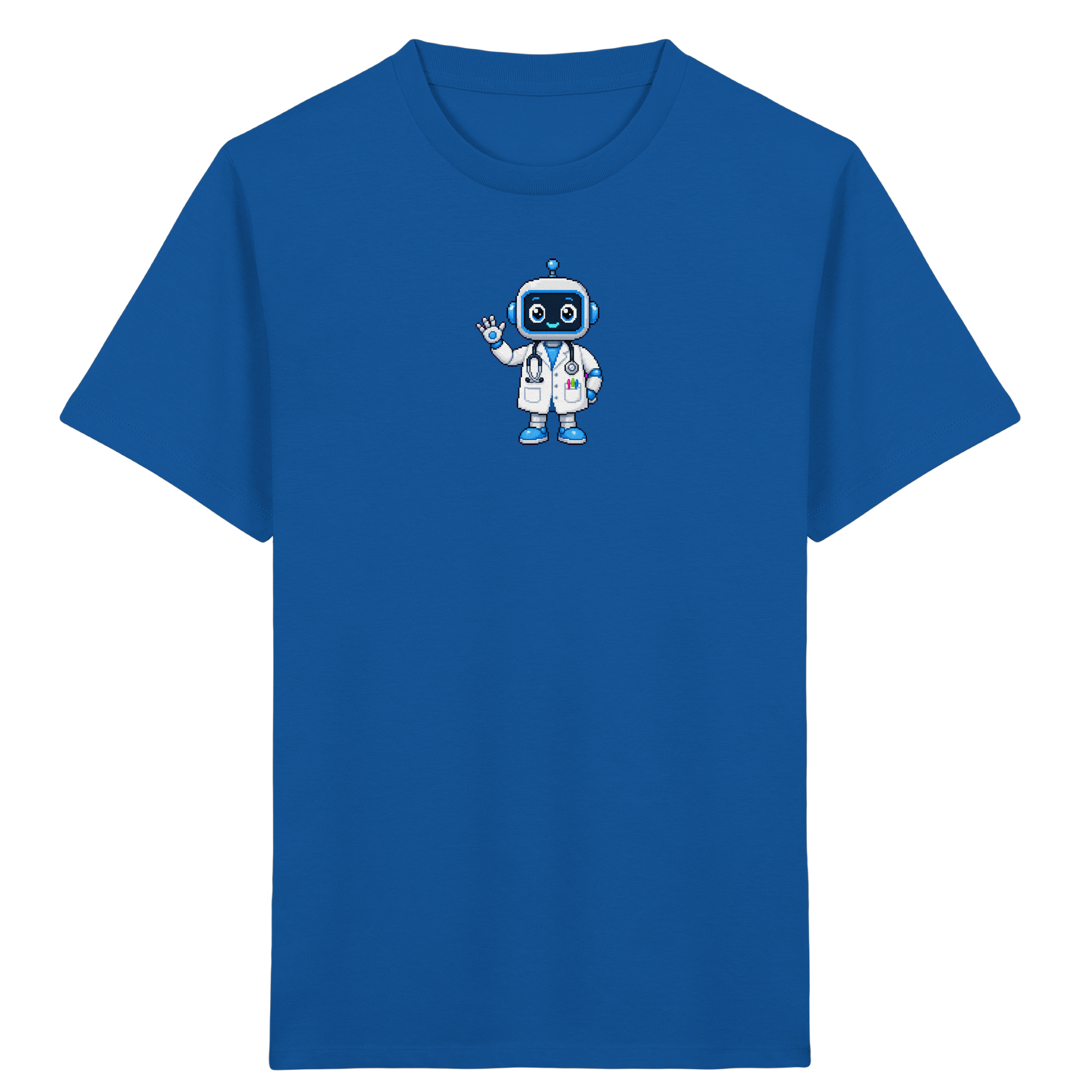 Pixel Roboter T-Shirt: Freundlich und cool - Kinder T-Shirt