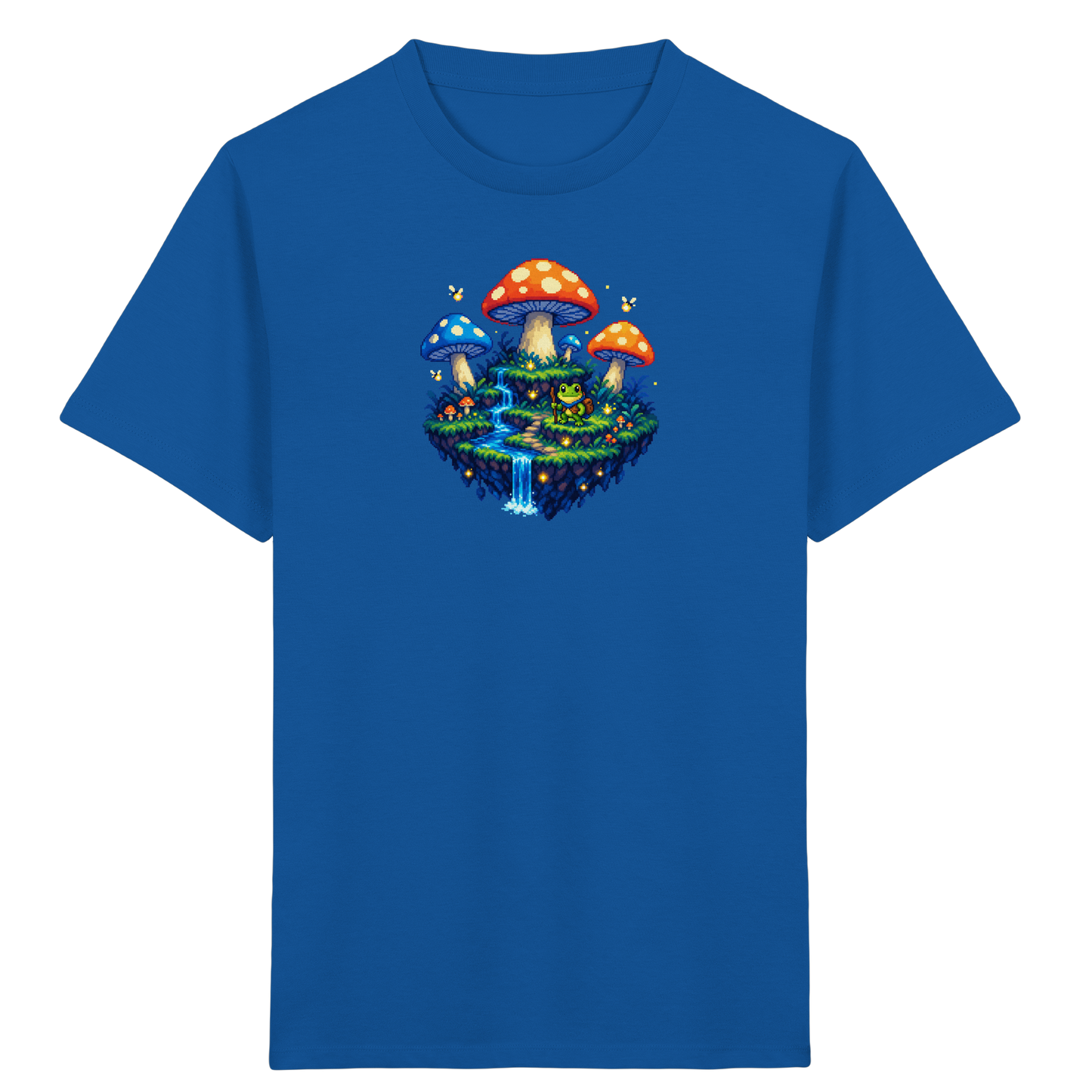 Magisches Pixel Abenteuer Frosch Shirt - Kinder Bio T-Shirt