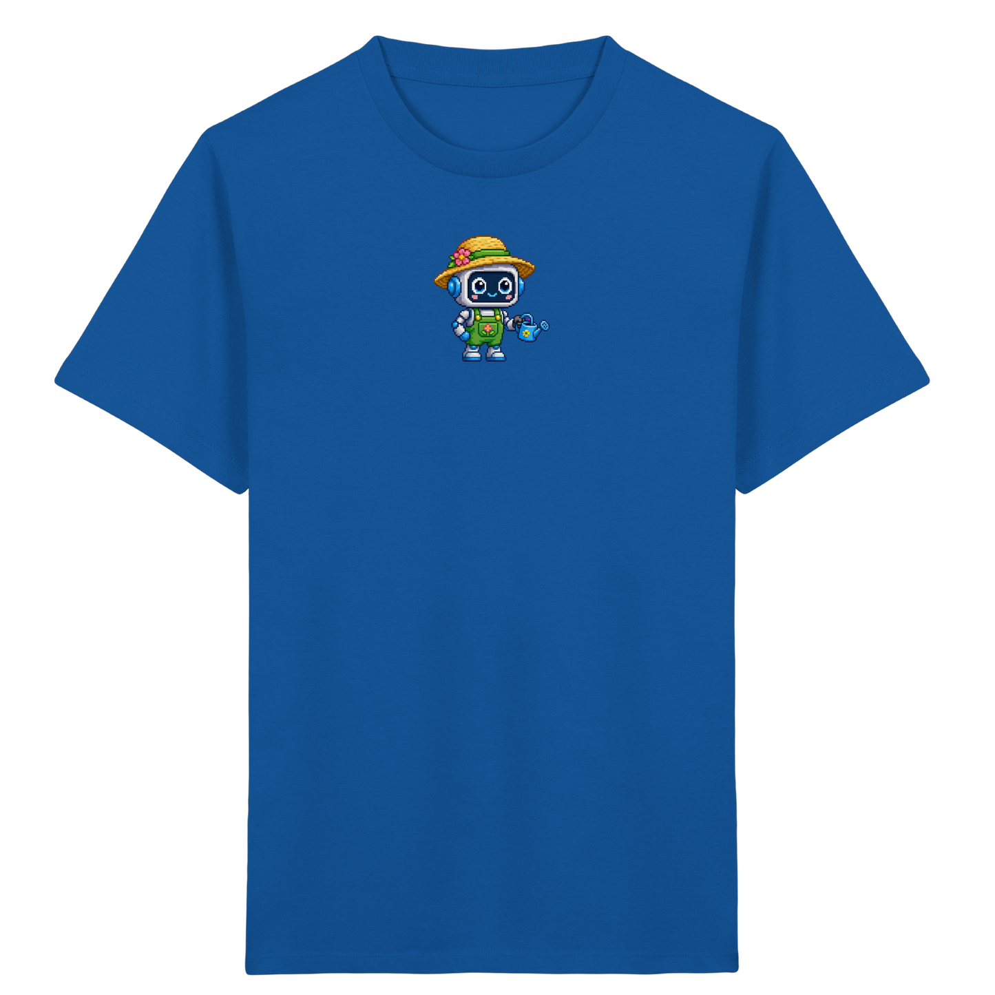 Pixel Roboter T-Shirt: Freundlicher Look - Kinder T-Shirt