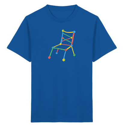 Bunter Kritzelstuhl für Kinder - Kinder Bio T-Shirt
