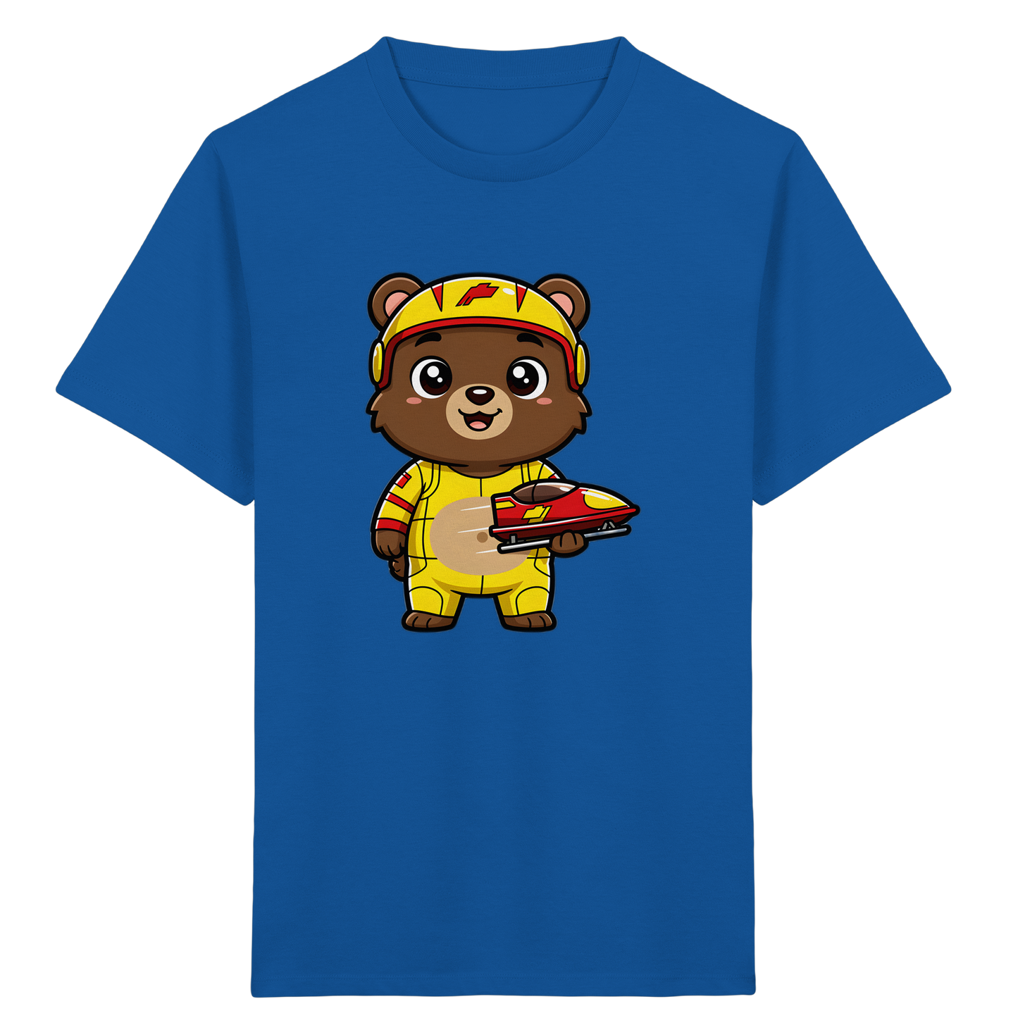 Bären-Rennfahrer T-Shirt: Abenteuer pur! - Kinder Bio T-Shirt