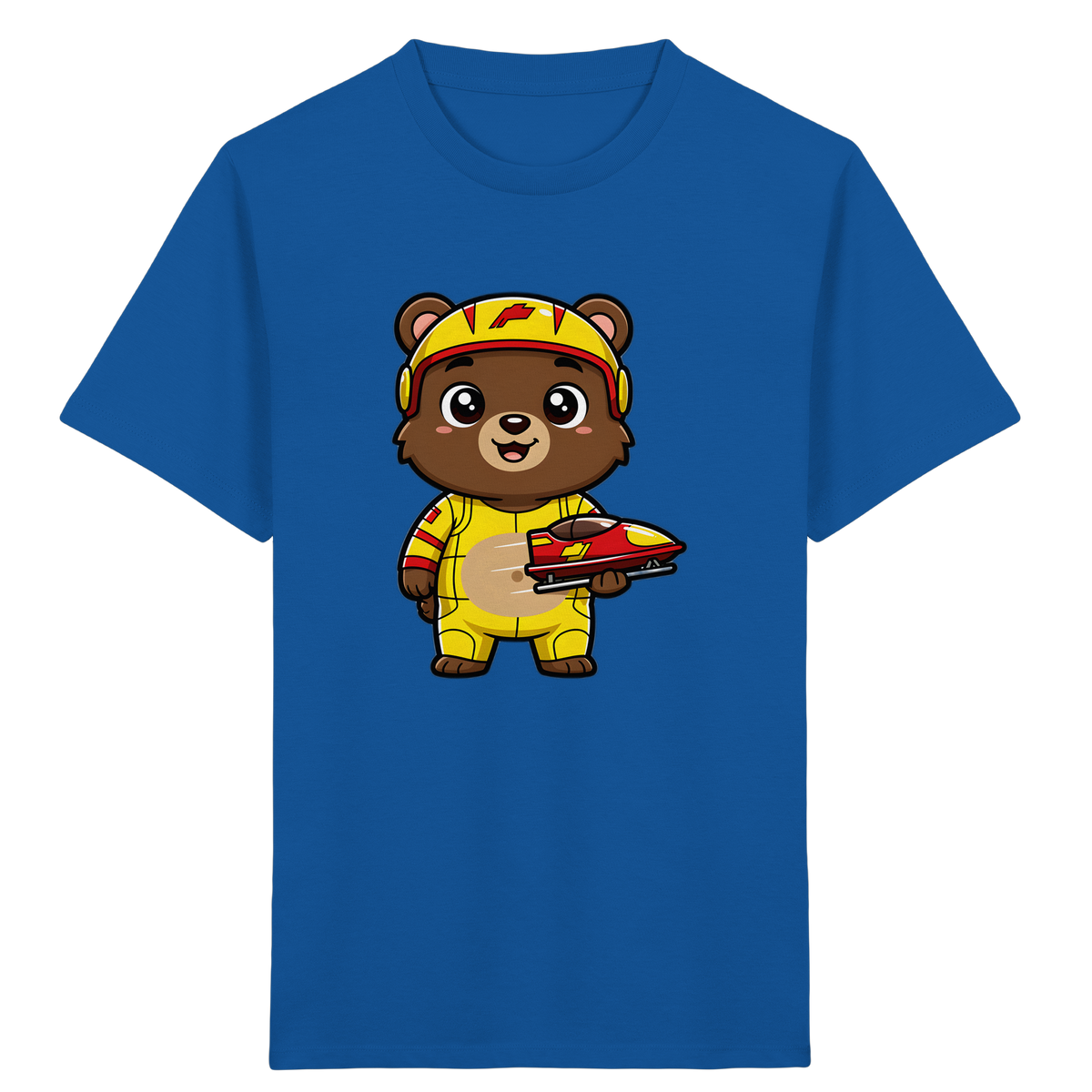 Bären-Rennfahrer T-Shirt: Abenteuer pur! - Kinder Bio T-Shirt