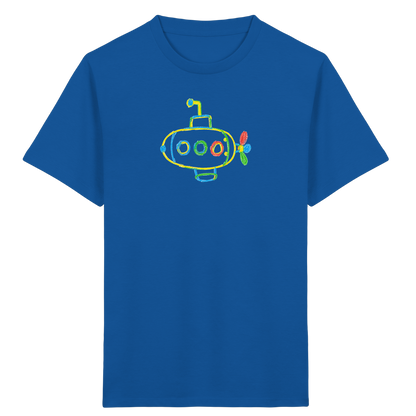 Farbpunkt U-Boot Abenteuer - Kinder Bio T-Shirt