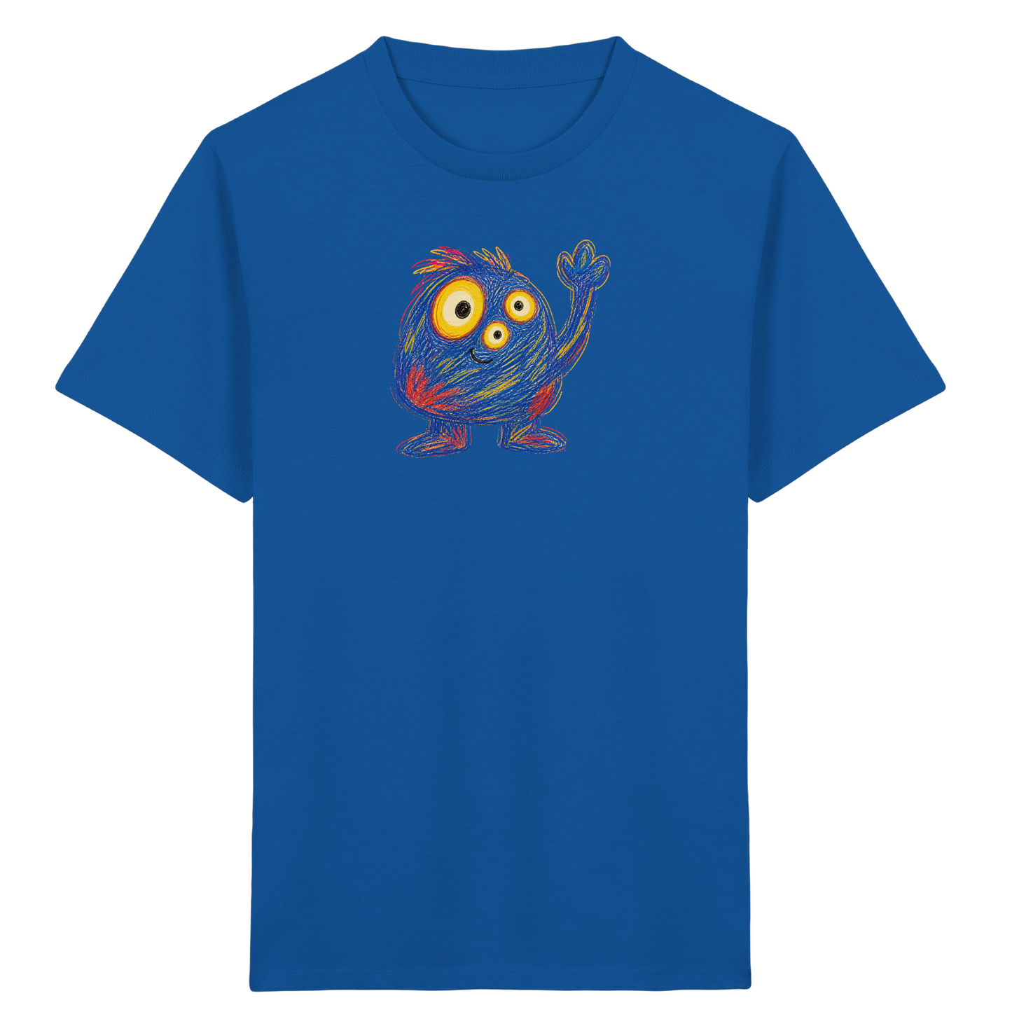 Dreiäuglein winkt fröhlich - Kinder Bio T-Shirt