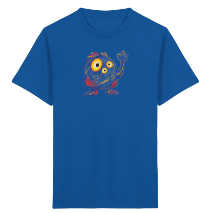 Dreiäuglein winkt fröhlich - Kinder Bio T-Shirt