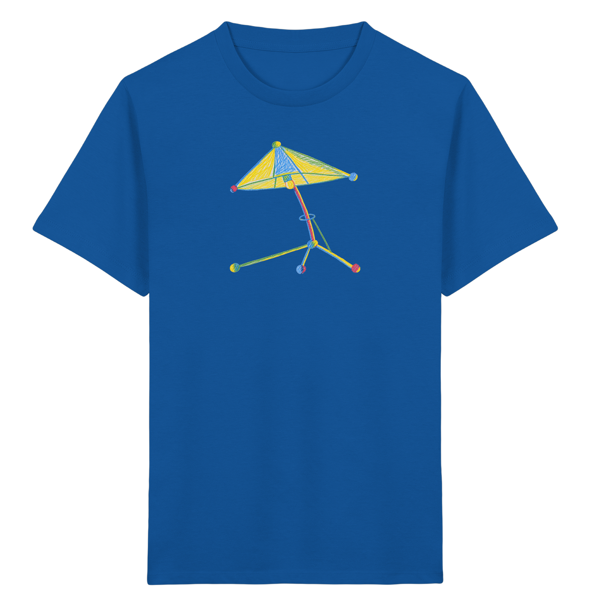 Bunte Farbpunkt Lampe - Kinder Bio T-Shirt