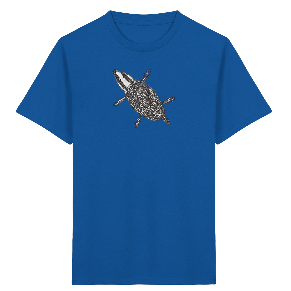 Dachs von oben - Kinder Bio T-Shirt