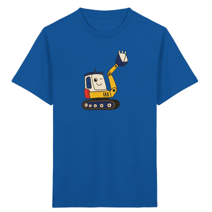 Fröhliches Bagger T-Shirt für Kinder - Kinder Bio T-Shirt