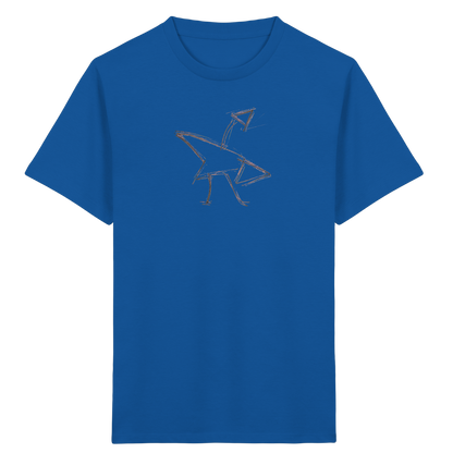 Graphitgrauer Strichvogel Kinder T-Shirt - Kinder Bio T-Shirt