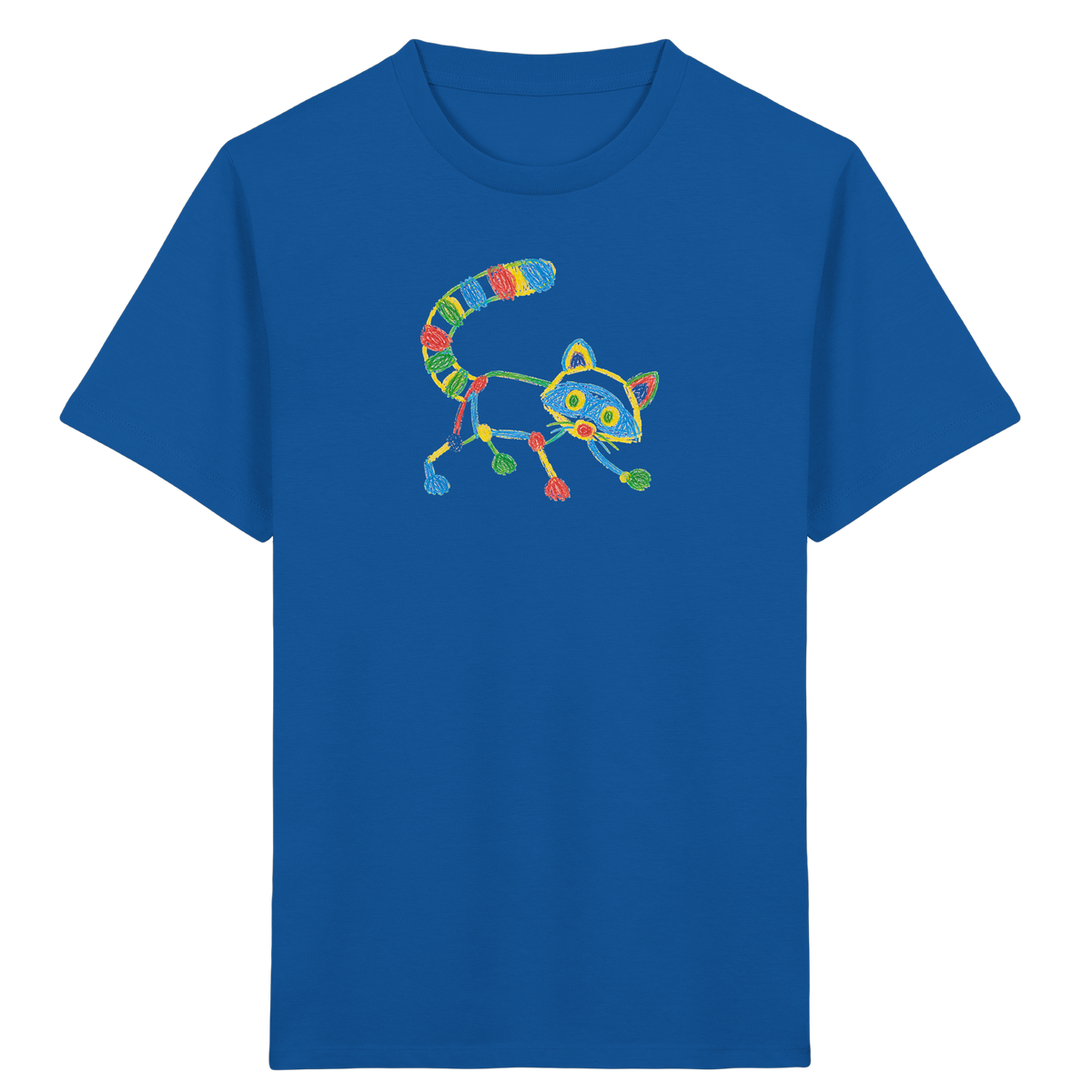 Farbpunkt Waschbär Kinder T-Shirt - Kinder Bio T-Shirt
